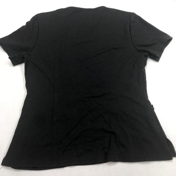 Jaanuu black v-neck scrub top style #J96202 - Picture 2 of 2